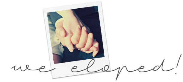 We Eloped! We Eloped!