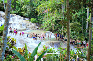 Dunn's River Falls Human Chain