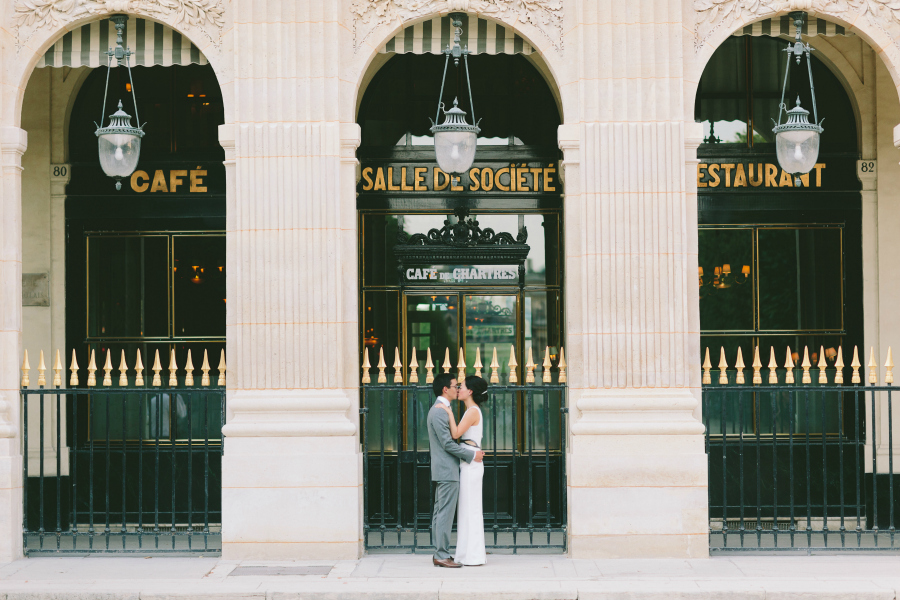 Paris Cafe Elopement