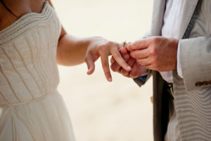 Exchanging Wedding Rings in Jamaica