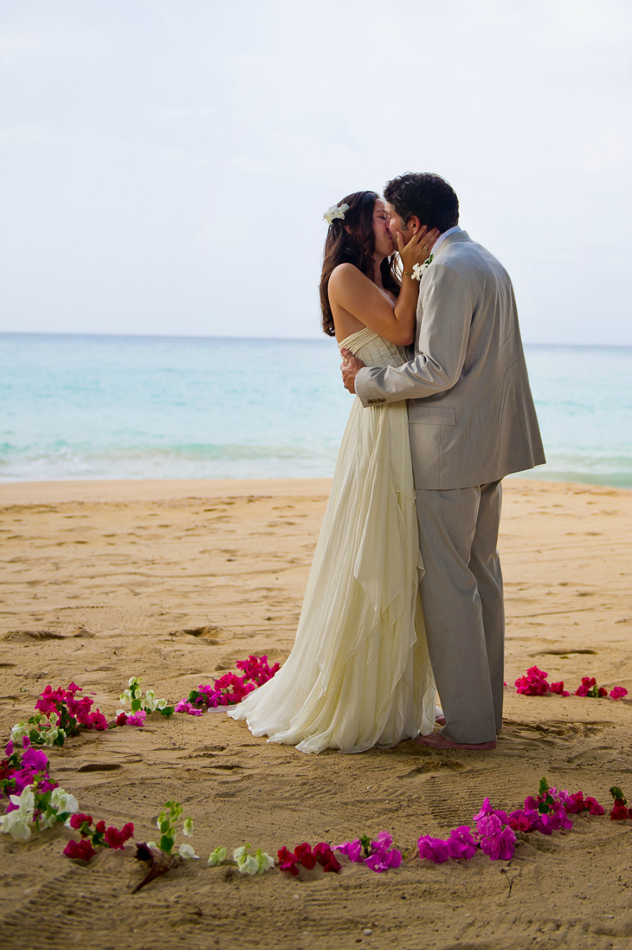 Elopement Ceremony on Beach in Jamaica