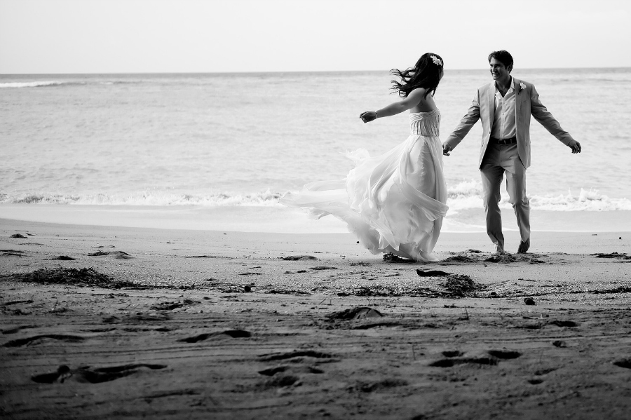 Dancing on the Beach in Jamaica